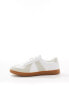 Truffle Collection minimal tennis trainers in white