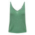 ONLY Shina sleeveless T-shirt Deep Mint / Detail Silver Glitter, M - фото #1