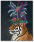 Фото #1 товара Hothouse Tiger Gallery-Wrapped Canvas Wall Art - 18" x 24"