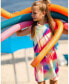 ფოტო #2 პროდუქტის Girl Terry Cloth Hooded Dress Multicolor Pink - Toddler|Child
