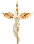 Gold plated pendant Angel with ERP-ANGEL-G zircons