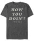 ფოტო #1 პროდუქტის Men's Friends How You Doin Short Sleeve T-shirt