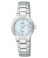 ფოტო #1 პროდუქტის Women's Eco-Drive Sport Stainless Steel Bracelet Watch 26mm EW1670-59D