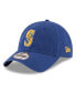 Фото #1 товара Men's Navy Seattle Mariners Replica Core Classic 9TWENTY Adjustable Hat