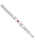 ფოტო #3 პროდუქტის Sterling Silver Rhodium-plated Medical ID Anchor Link Bracelet