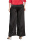 Women's High Rise Wide-Leg Satin Pants