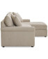 Фото #4 товара Wrenley 99" 3-Pc. Fabric Modular Chaise Sectional Sofa, Created for Macy's