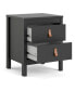 Фото #7 товара Madrid 2-Drawer Nightstand