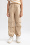 Kız Çocuk Paraşüt Pamuklu Pantolon B1115a823hs