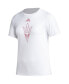 Фото #2 товара Women's White Arizona State Sun Devils AEROREADY Breast Cancer Awareness Pregame T-Shirt