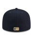 Фото #4 товара Men's Navy Cleveland Guardians 2023 Fourth of July 59FIFTY Fitted Hat