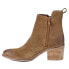 Фото #3 товара Diba True Maze Walk Round Toe Zippered Booties Womens Brown Casual Boots 36833-2