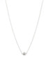 Фото #1 товара Ralph Lauren sterling Silver and Cubic Zirconia Pendant Necklace