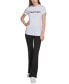 ფოტო #4 პროდუქტის Women's Logo Graphic Short-Sleeve Top