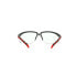 3M S2001SGAF-RED - Safety glasses - Assembly work - Construction/renovation work - Dust work - Grinding work - Any gender - Grey - Red - Transparent - Plastic