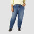 Фото #1 товара DENIZEN from Levi's Women's Plus Size Mid-Rise 90's Loose Straight Jeans - Meta