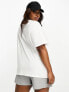 ASOS 4505 Curve Icon oversized cotton t-shirt with quick dry