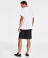 ფოტო #10 პროდუქტის Men's Regular-Fit Mesh-Panel Satin Basketball Shorts