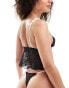 Фото #3 товара Wild Lovers Exclusive lace tie corset in black