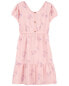 Фото #2 товара Kid Butterfly Print Tiered Sundress 12