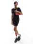 Фото #5 товара Noisy May ribbed mini t-shirt dress in black