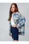 Фото #2 товара Рубашка женская Koton oversize с деталями двойного кармана
