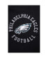 Фото #4 товара Men's Black Philadelphia Eagles Hybrid T-shirt