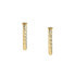Elegant gold-plated earrings circles Creole SAUP02