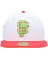 Men's White and Coral San Francisco Giants 50th Anniversary Strawberry Lolli 59FIFTY Fitted Hat