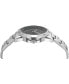 ფოტო #2 პროდუქტის Men's Touchdown Silver-Tone Stainless Steel Bracelet Watch 44mm