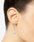ფოტო #2 პროდუქტის Cultured Freshwater Pearl (9 x 10mm) Linear Drop Earrings in 14k Gold-Plated Sterling Silver