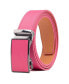 ფოტო #2 პროდუქტის Men's Sliding Buckle Adjustable Leather Ratchet Belt