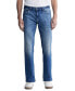 ფოტო #1 პროდუქტის Men's Relaxed Straight Driven Jeans