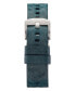 Men's Green Genuine Leather Strap Rally, 22mm