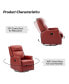 Фото #19 товара Marilia Genuine Leather Swivel Recliner with Nailhead Trims