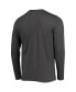 ფოტო #2 პროდუქტის Men's Maroon, Heathered Charcoal Arizona State Sun Devils Meter Long Sleeve T-shirt and Pants Sleep Set