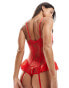 Фото #6 товара Ann Summers Halloween Taylor lace bodysuit in red