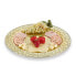 Фото #10 товара Столовая посуда Relaxdays золотая сервировочная тарелка