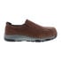 Nautilus Carbon Toe SD10 Slip On N1657 Mens Brown Athletic Work Shoes