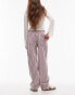 Topshop stripe straight leg trouser in multi Разноцветный, 32 - фото #6