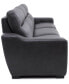 Фото #9 товара Gabrine 3-Pc. Leather Sofa with 3 Power Recliners, Created for Macy's