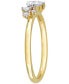 ფოტო #3 პროდუქტის Diamond Engagement Ring (1/2 ct. t.w.) in 14k Gold