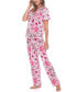 Фото #4 товара Пижама White Mark Tropical Short Pajama