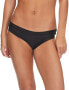 Фото #1 товара Body Glove 182622 Smoothies Audrey Solid Low Rise Black Bottom Swimsuit sz. XL