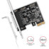 AXAGON PCEA-P1N - PCIe - Parallel - Male - Full-height / Low-profile - PCI 2.0 - Black
