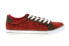 Фото #1 товара Ed Hardy Jet EH9030L Mens Red Canvas Lace Up Lifestyle Sneakers Shoes 11.5