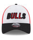 ფოტო #3 პროდუქტის Men's White and Black Chicago Bulls Back Half 9TWENTY Adjustable Hat