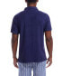 ფოტო #2 პროდუქტის Men's Short Sleeve Solid Terry Button Down Shirt