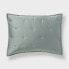 Фото #2 товара 3pc King Luxe Lyocell Comforter and Sham Set Light Teal Green - Threshold