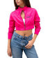 Women's Mini Cropped Racer Jacket